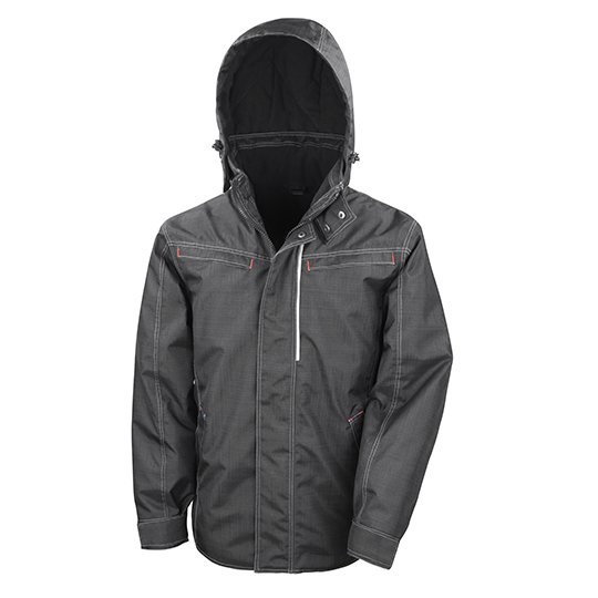 (R326X) Denim Texture Rugged Jacket
