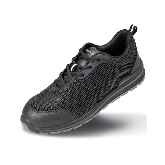 (R456X) All Black Safety Trainer