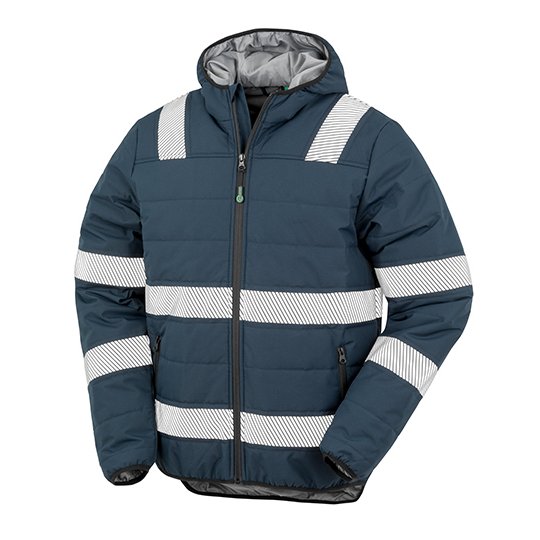 [1000310776] (R500X) Recycled Ripstop Padded Safety Jacket [RT500] (S, Navy)
