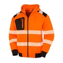 (R503X) Recycled Zipped Safety Hoody [RT503]