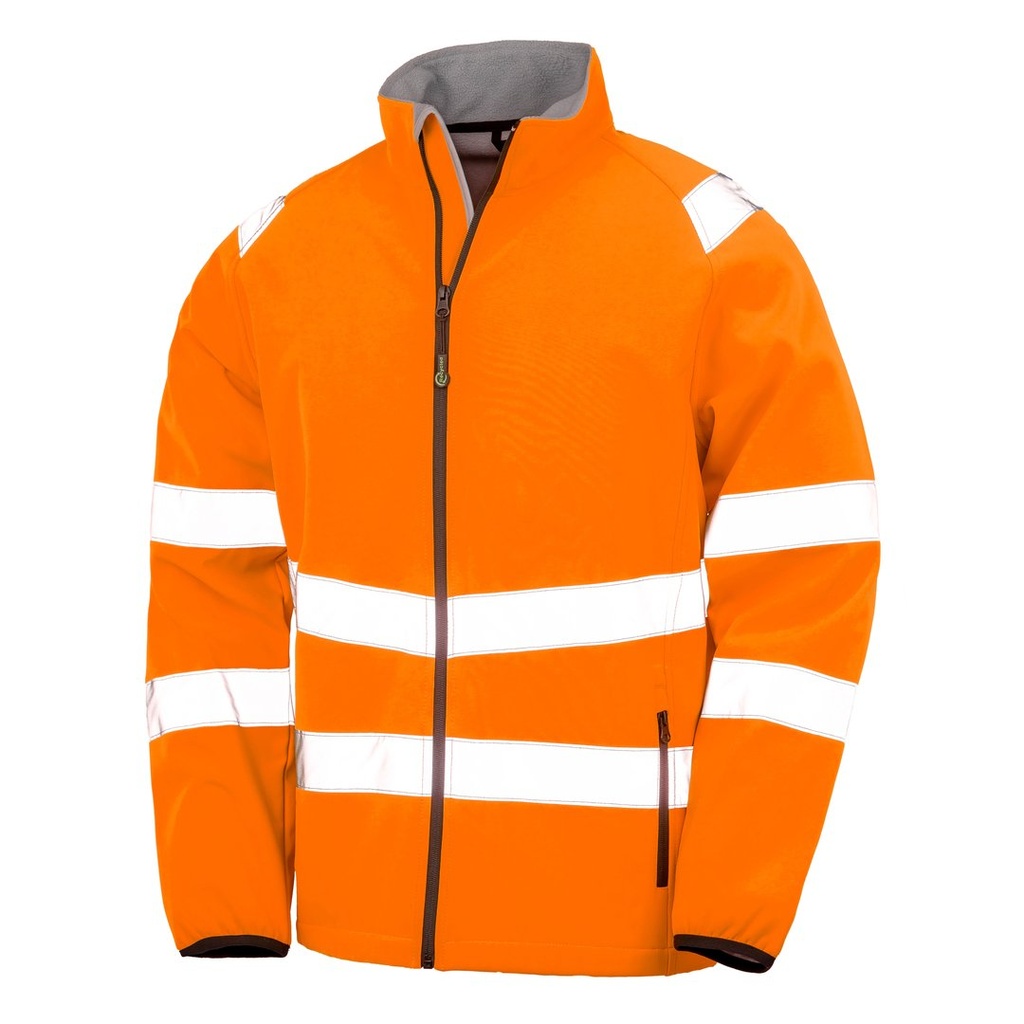 (R505X) Recycled Printable Safety Softshell Jacket