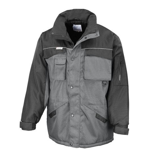 [1000160571] (R072X) Heavy Duty Combo Coat [RT72] (S, Grey / Black)