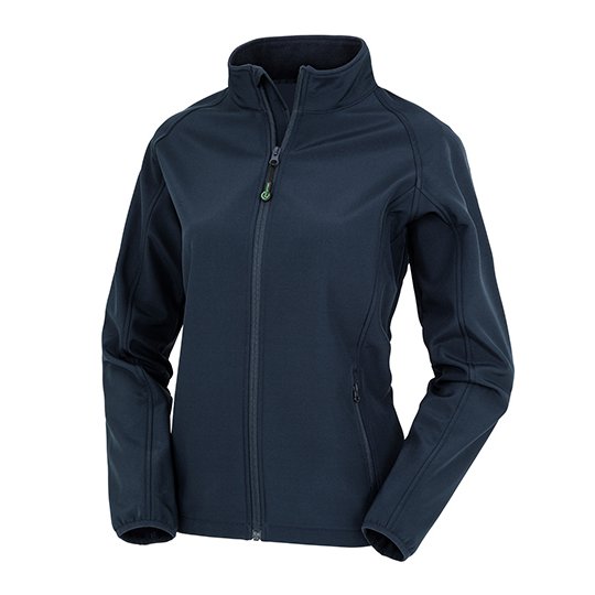 [1000310848] (R901F) Women´s Recycled 2-Layer Printable Softshell Jacket [RT901F] (XS, Navy)