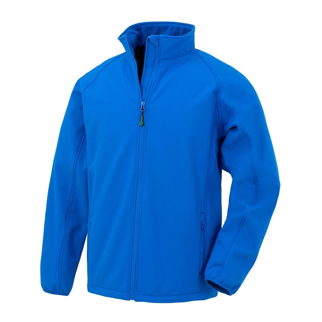 [1000356293] (R901J) Recycled 2-Layer Printable Junior Softshell Jacket [RT901J] (S (5-6), Royal)