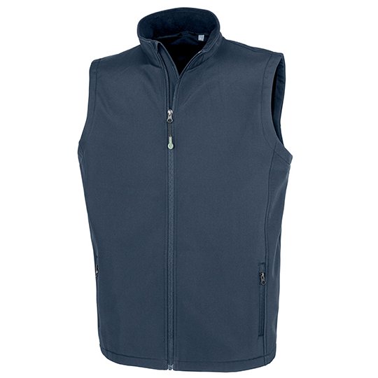 [1000310860] (R902M) Men´s Recycled 2-Layer Printable Softshell Bodywarmer [RT902] (S, Navy)