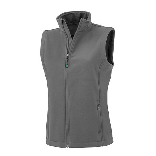 (R902F) Women´s Recycled 2-Layer Printable Softshell Bodywarmer [RT902F]