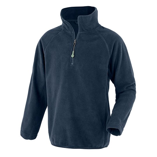 [1000310954] (R905J) Junior Recycled Microfleece Top [RT905J] (XS (4-6 years), Navy)