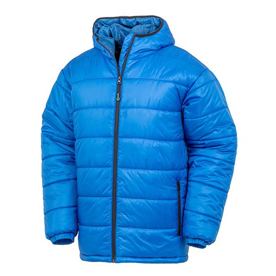[1000356321] (R910X) Recycled Hooded Padded Parka [RT910] (XS, Royal)