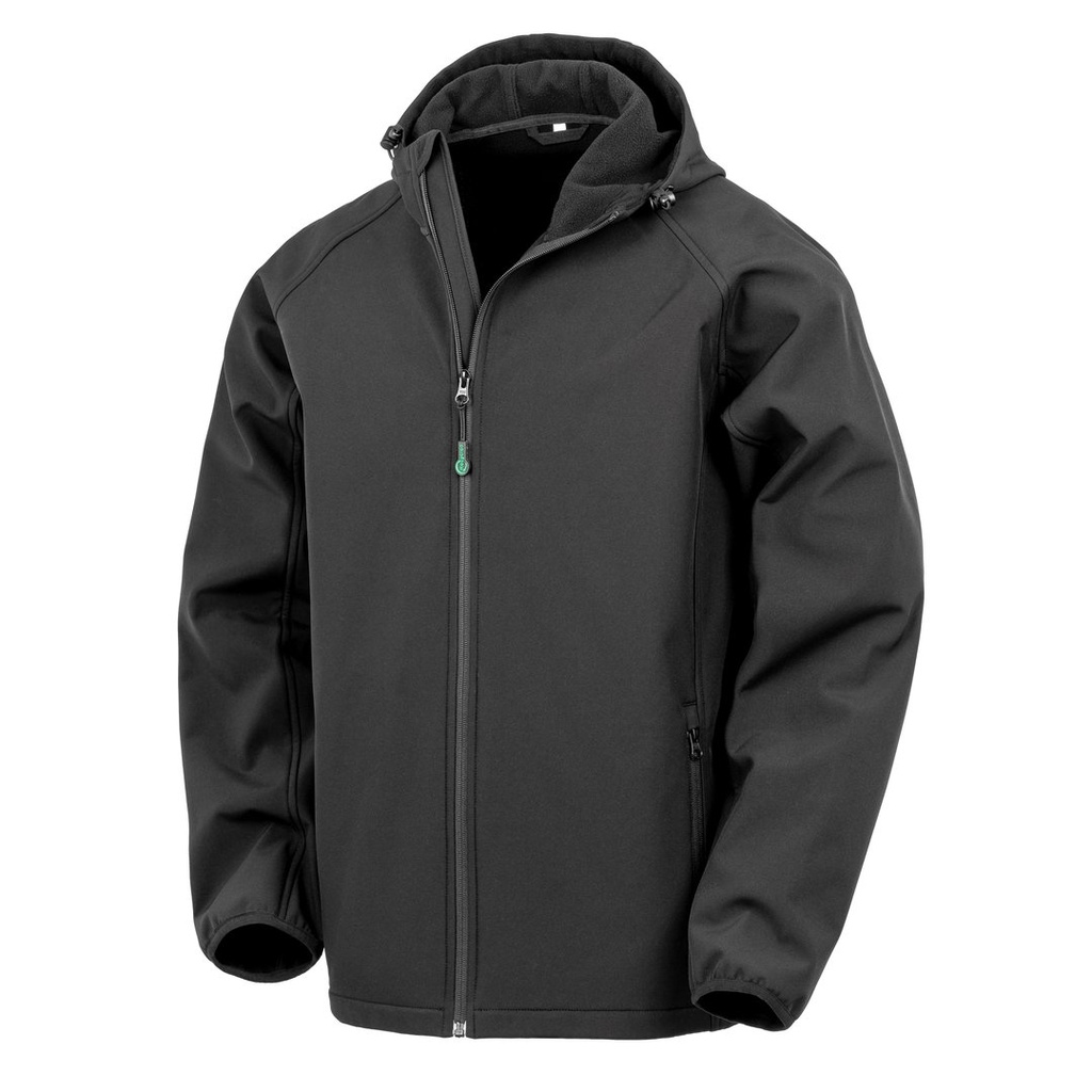 (R911M) Men´s Recycled 3-Layer Printable Hooded Softshell Jacket