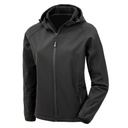 (R911F) Women´s Recycled 3-Layer Printable Hooded Softshell Jacket [RT911F]