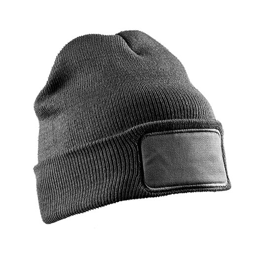 (RC927X) Recycled Double Knit Printers Beanie