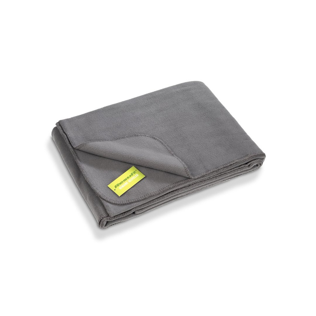 [1000355227] (R939X) Recycled Fleece Blanket [RT939] (Grey)