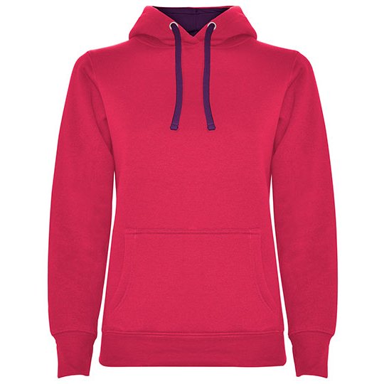 [1000281870] (SU1068) Women´s Urban Hooded Sweatshirt [RY1068] (S, Rosette 78 / Purple 71)