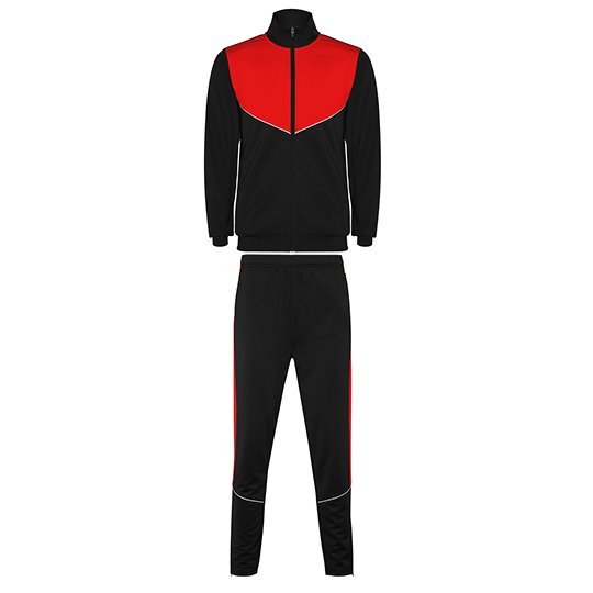 [1000363966] (CH6402) Kids´ Evans Tracksuit [RY6402K] (4 years, Black 02 / Red 60)