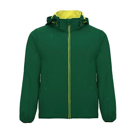 [1000282808] (SS6428) Siberia Softshell Jacket [RY6428] (S, Bottle Green 56 / Lime Punch 235)