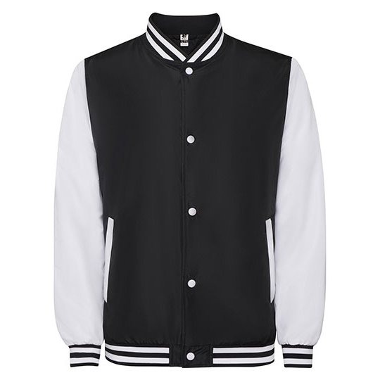 [1000402182] (CQ6440) California Varsity Jacket [RY6440] (XS, Black 02 / White 01)