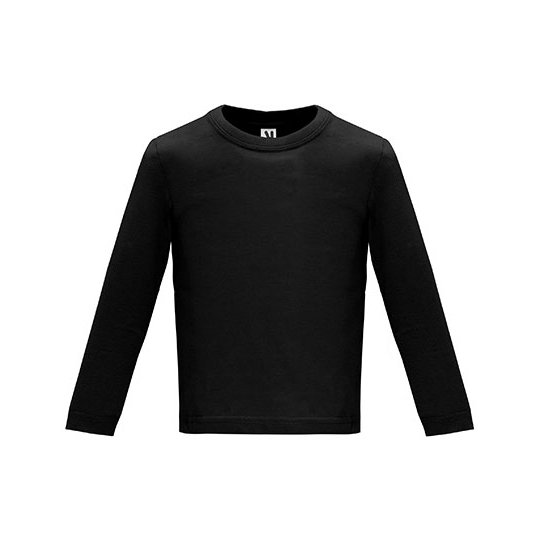 [1000361791] (CA7203) Baby Longsleeve T-Shirt [RY7203] (6 months, Black 02)