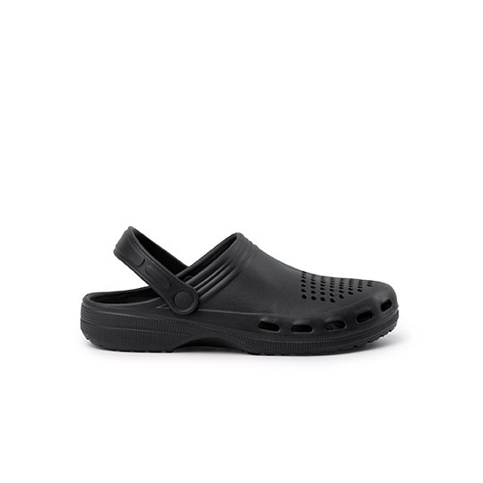 [1000402346] (ZS8306Z) Dan Sanitary Flat Shoe [RY8306] (35, Black 02)