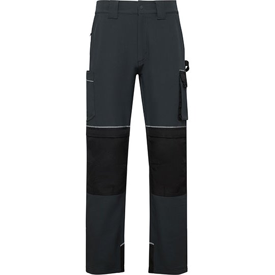 [1000410345] (PA9207) Multi-pocket Stretch Work Trousers Wall [RY9207] (38, Dark Lead 46)