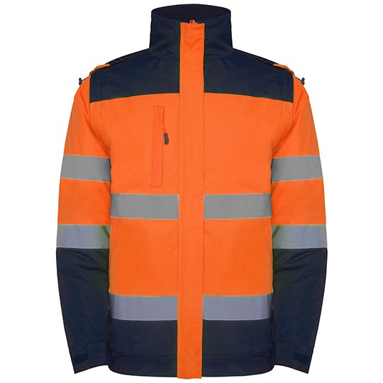 [1000308850] (HV9304) Epsylon Parka [RY9304] (S, Navy Blue 55 / Fluor Orange 223)