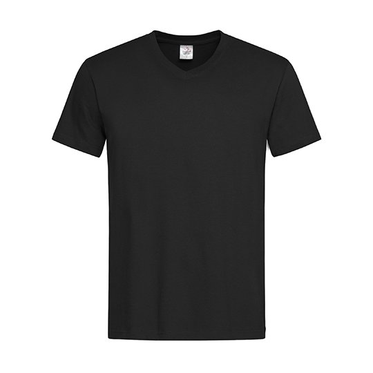[1000162007] (ST2300) Classic-T V-Neck [S270] (S, Black Opal)