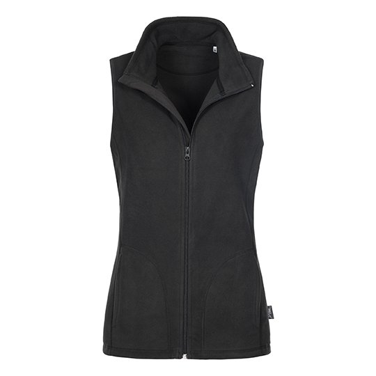 [1000162741] (ST5110) Classic Fleece Vest Women [S5110] (S, Black Opal)
