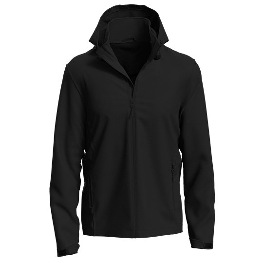 [1000345642] (ST5440) Lux Softshell Jacket Men [S5440] (S, Black Opal)