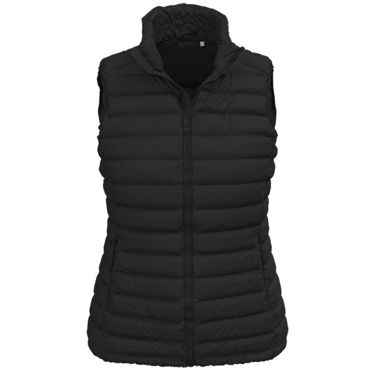 [1000345710] (ST5530) Lux Padded Vest Women [S5530] (XS, Black Opal)