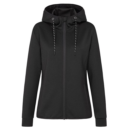 [1000299311] (ST5940) Recycled Scuba Jacket Women [S5940] (XS, Black Opal)