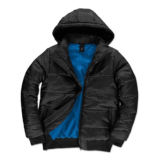 [1000022344] (JM940) Men´s Jacket Superhood [BCJM940] (S, Black / Cobalt Blue)