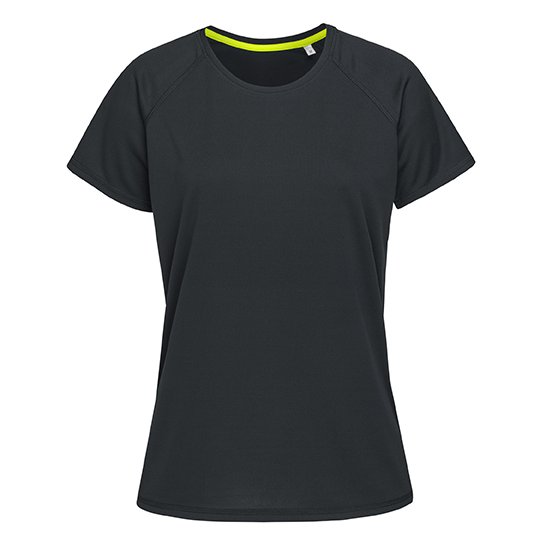 [1000163611] (ST8500) Mesh Raglan Women [S8500] (S, Black Opal)