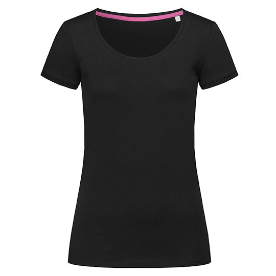 [1000164110] (ST9120) Megan Crew Neck Women [S9120] (S, Black Opal)