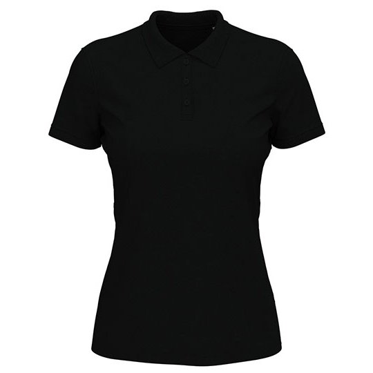 [1000360763] (ST9160) Lux Polo Women [S9160] (XS, Black Opal)