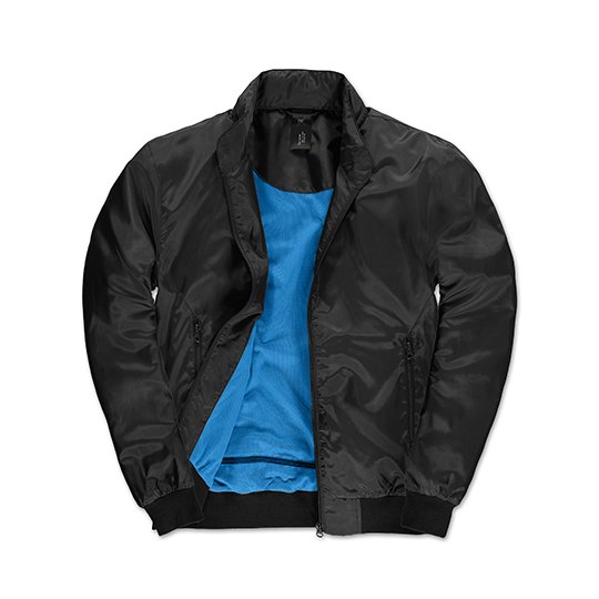 [1000022561] (JM963) Men´s Jacket Trooper [BCJM963] (S, Black / Cobalt Blue)
