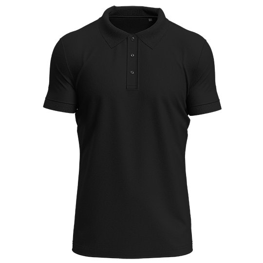 [1000345588] (ST9640) Stretch Polo [S9640] (S, Black Opal)