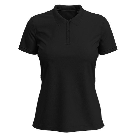 [1000345618] (ST9740) Stretch Polo [S9740] (XS, Black Opal)