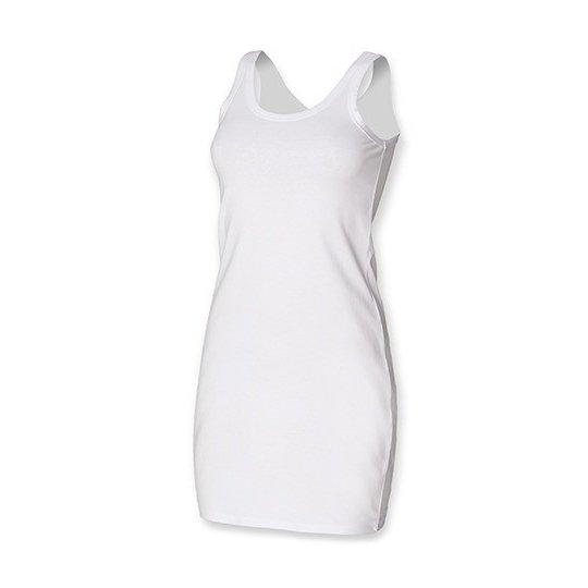 (SK104) Women´s Stretch Vest Dress [SF104]