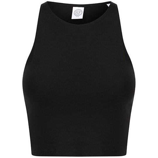 [1000312734] (SK106) Women´s Cropped Top [SF106] (XS, Black)
