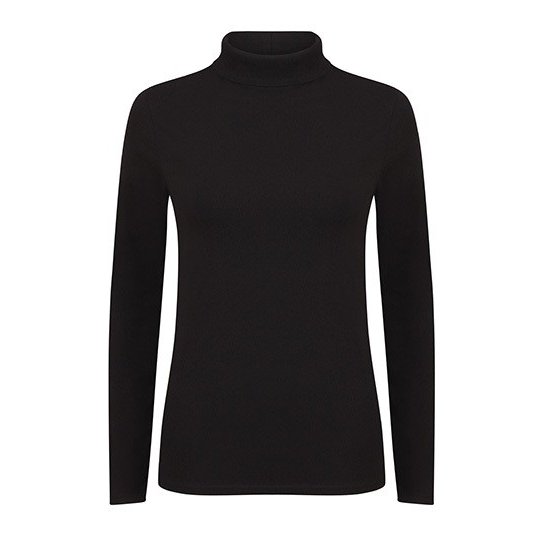[1000214324] (SK125) Women´s Feel Good Stretch Roll Neck Top [SF125] (XS)