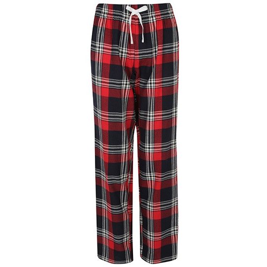 [1000224154] (SK083) Women´s Tartan Lounge Pants [SF83] (XXS, Red-Navy Check)