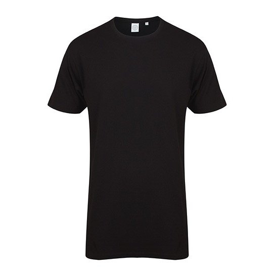 (SF258) Men´s Longline T-Shirt With Dipped Hem