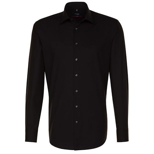 [1000242515] (001000/003000) Men´s Shirt Regular Fit Long Sleeve [SN003000] (38, Black)