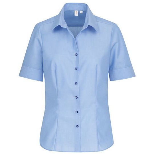 [1000242982] (080605) Women´s Blouse Regular Fit Short Sleeve [SN080605] (34, Light Blue)
