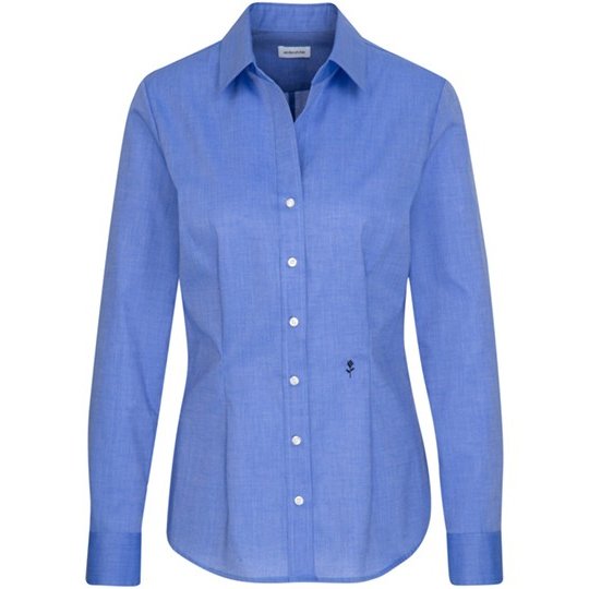 [1000243079] (080613) Women´s Blouse Slim Fit Long Sleeve [SN080613] (34, Mid Blue)
