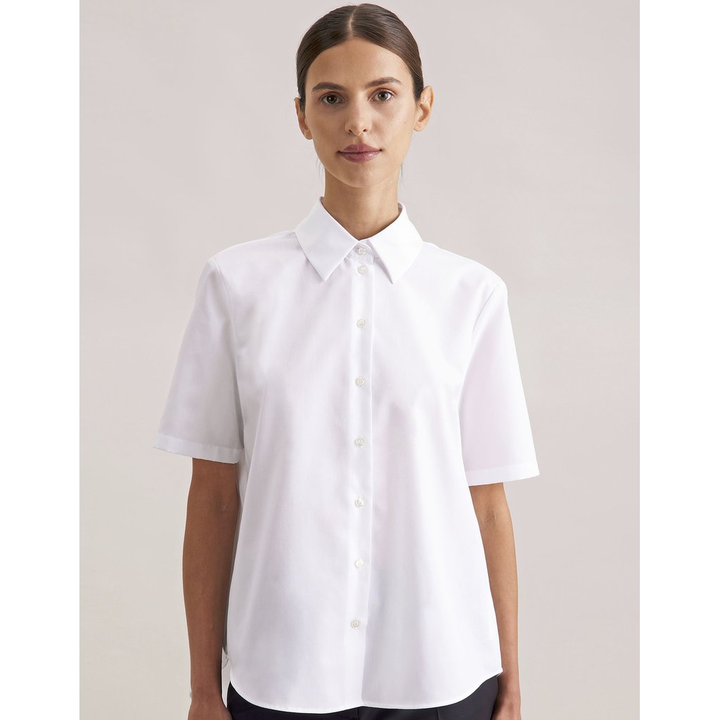 (60.145942) Women´s Oversize Popeline Blouse Shortsleeve