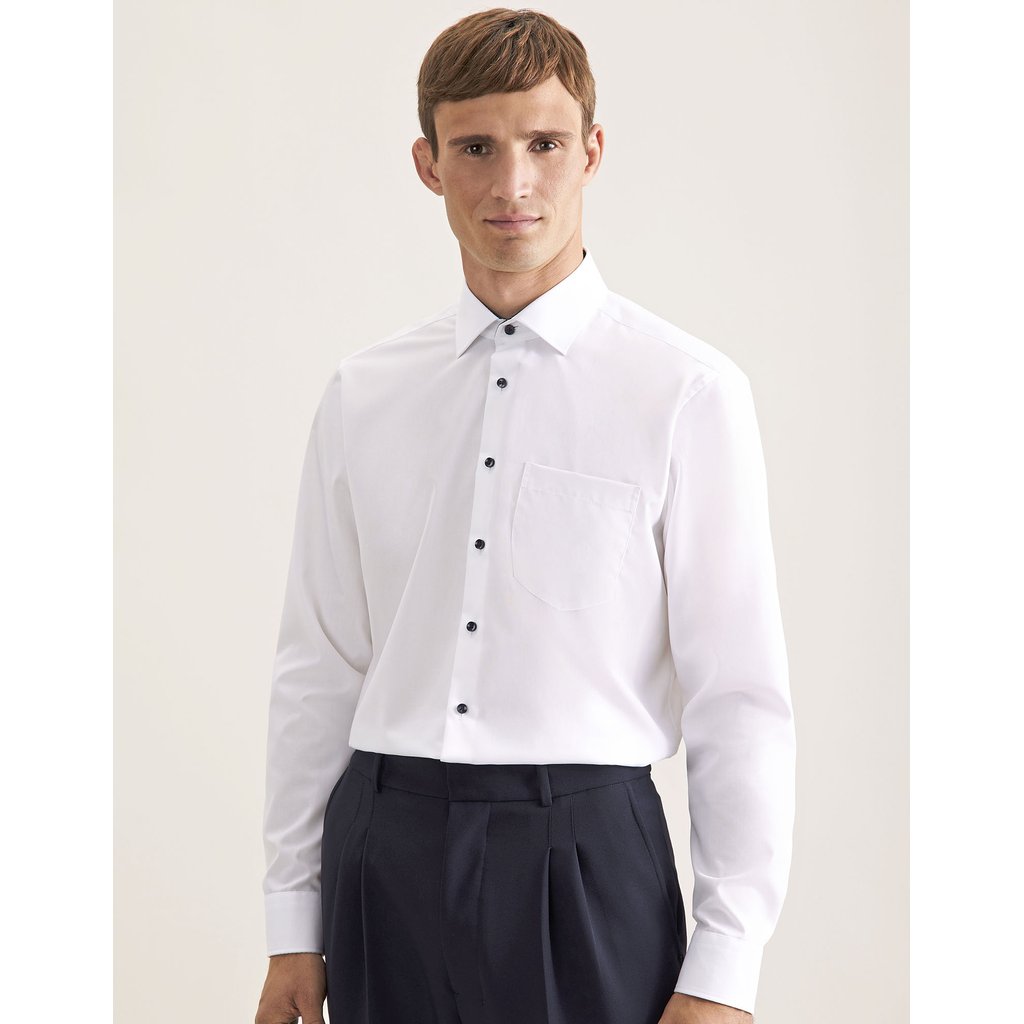 (193690) Men´s Shirt Poplin Regular Fit Long Sleeve
