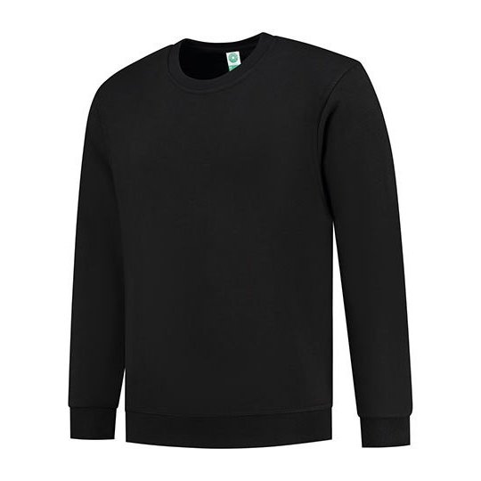 [1000359680] Unisex Crew Neck Sweat [SW295] (S, Deep Black)