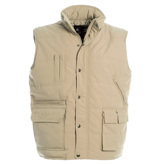 [1000023022] (JU880) Unisex Bodywarmer Explorer [BCJU880] (S, Beige)
