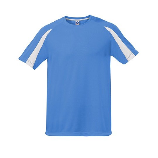 [1000214730] Unisex Contrast Sports T-Shirt [SW309] (XS, Atoll / White)