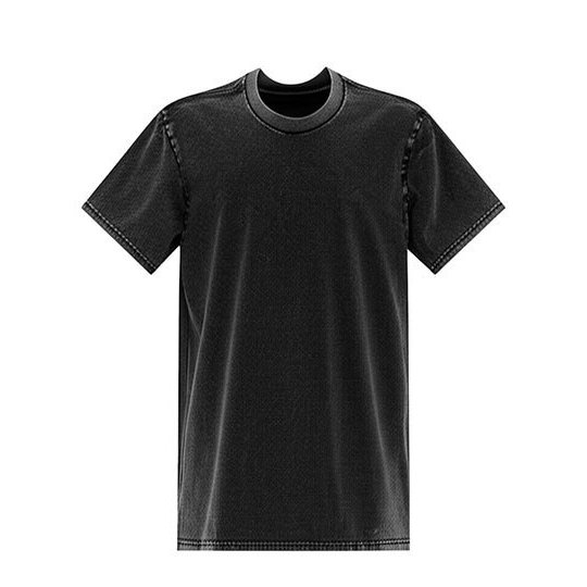 [1000414130] Unisex Vintage Organic Cotton Relaxed Fit T-Shirt [SW391V] (S, Vintage Black)